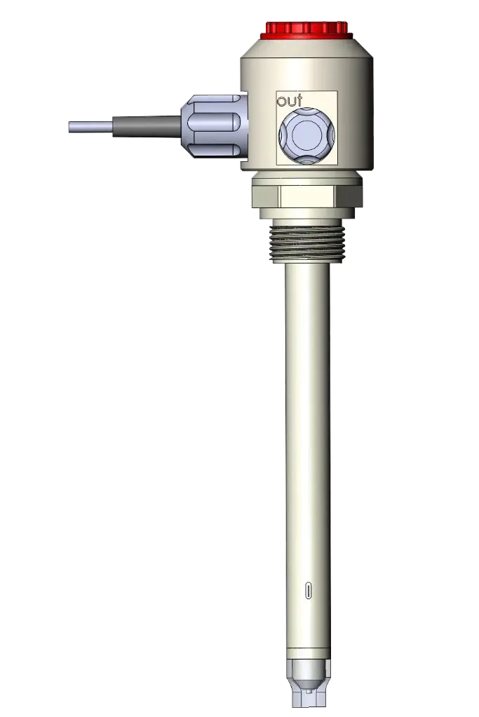 Electrodo pHydrunio con cuerpo de plástico irrompible