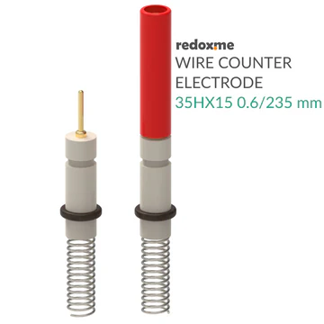 REDOX.ME  Metal wire auxiliary electrode - 35HX15 0.6/235 mm
