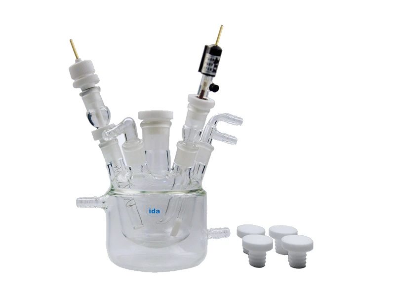 [AIDA C011-150ml] AIDA 5 Ports Water Jacketed Non-Sealed RRDE Cell (150ml)