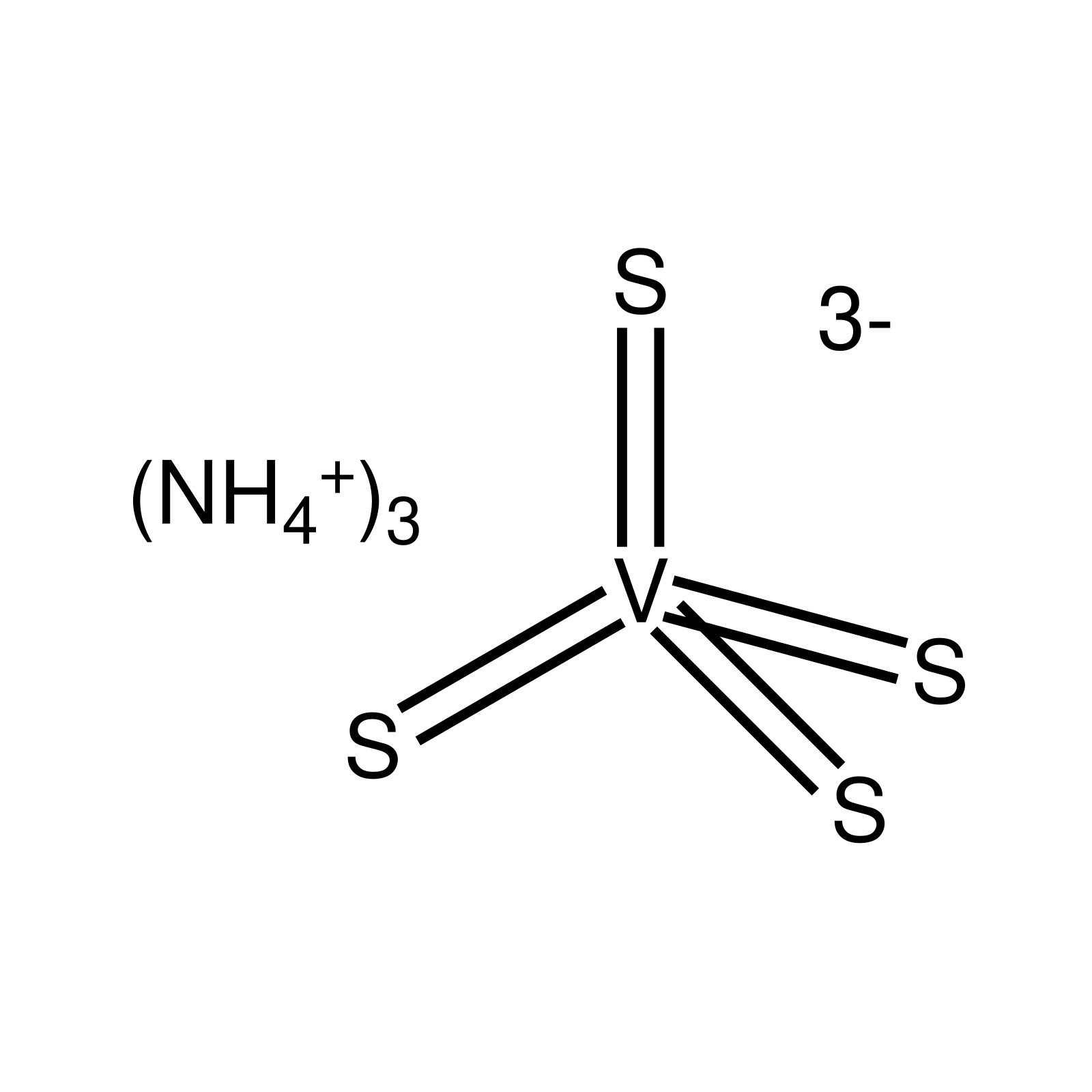 [CAS14693-56-2] ALFACHEM Ammonium tetrathiovanadate(v) (99%) 5g