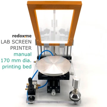 REDOX.ME Laboratory Screen Printer - manual, 170 mm dia. printing bed